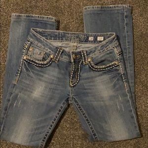 Miss Me Blue Boot Cut Jeans